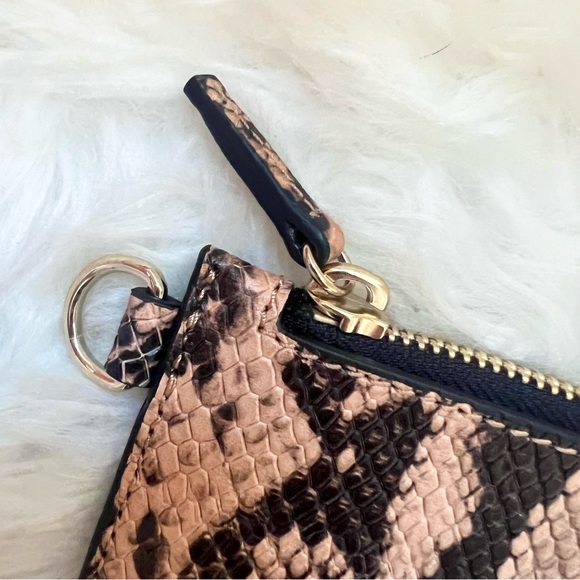 New! THEORY Snakeskin Pouch Clutch - Picture 5 of 8